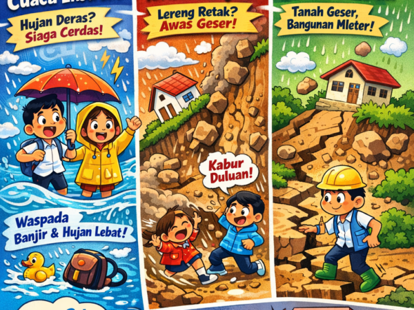 Belajar Aman di Wilayah Rawan Longsor