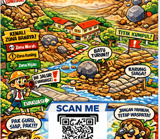 Peta Risiko Sekolah SMKN 1 Doko                                                            (Data Badan Geologi dan BPBD Jawa Timur)