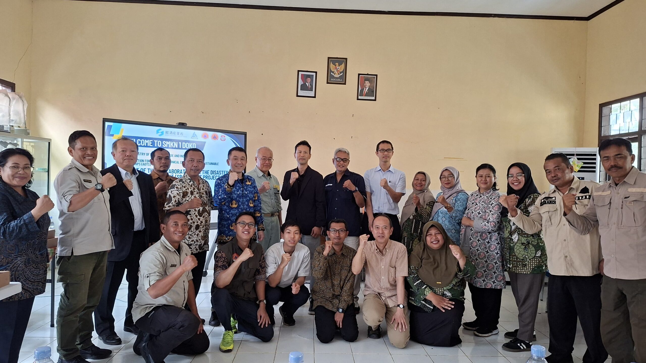 SMKN 1 Doko Jadi Lokasi Kunjungan Pilot Project SPAB BPBD Jawa Timur SMKN 1 Doko Jadi Lokasi Kunjungan Pilot Project SPAB BPBD Jawa Timur